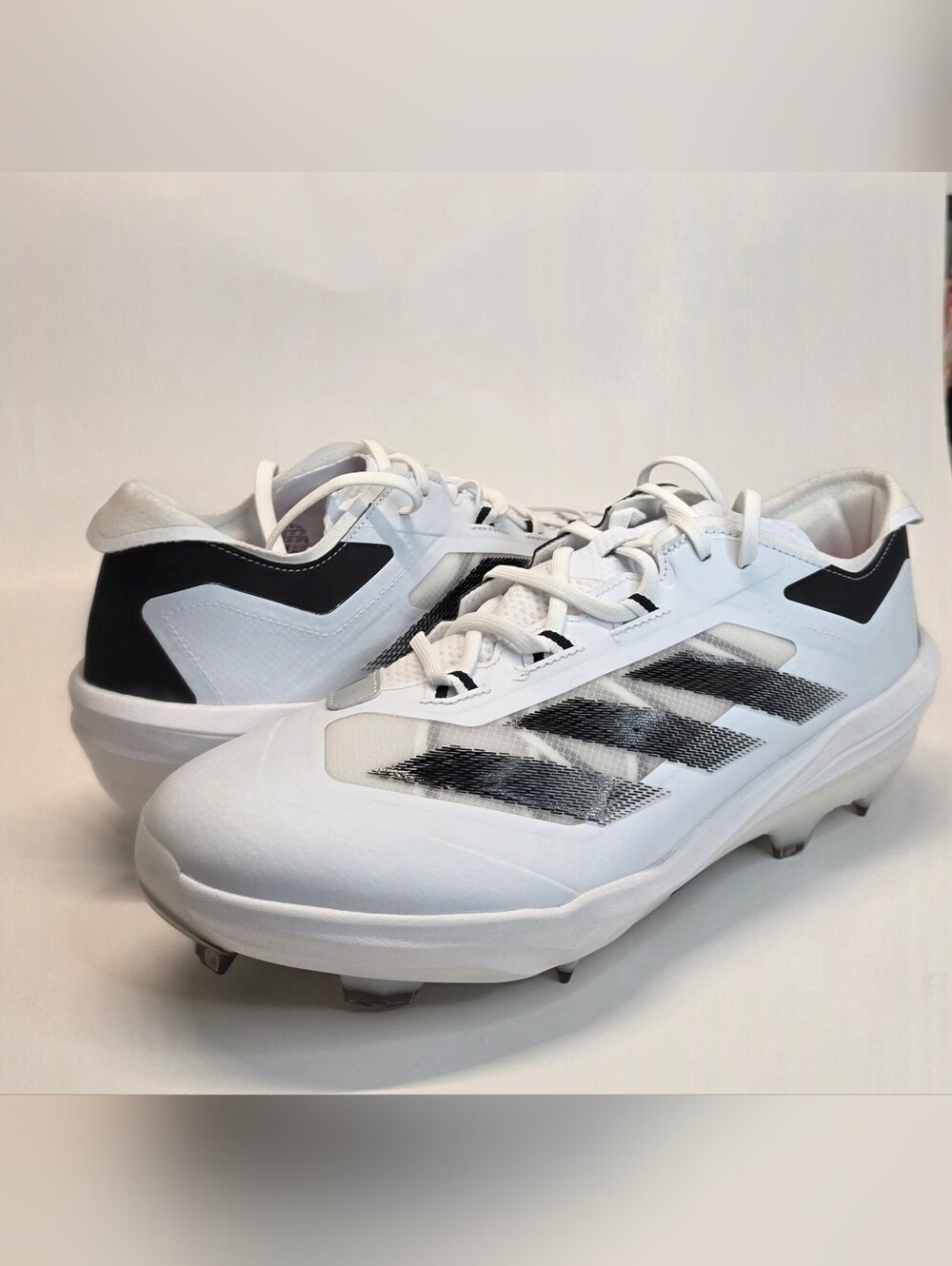 Brand-New  adidas adizero impact TPU baseball cleats Men’s Size 14 White/Black